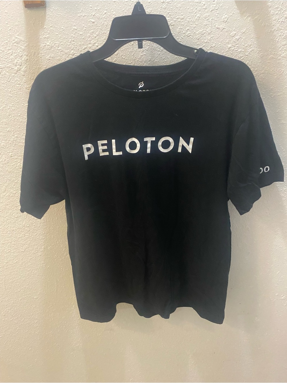 Peloton Black Short Sleeve Logo Tee